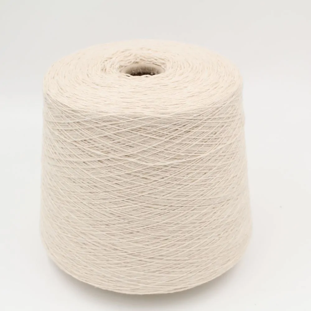 Cashmere 100% nm 2/14 colore beige chiaro rocche 500gr