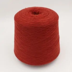 FANTASTIQUE filato merino superfine 14 micron nm 2/28 colore rosso rocche 600 gr