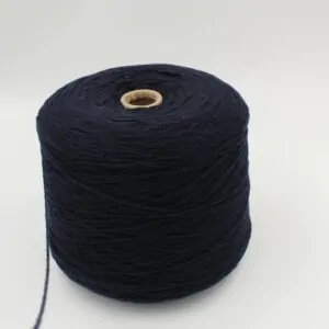 Filato 100% Cashmere Riciclato Trattato nm 3250 colore blu rocche 500gr